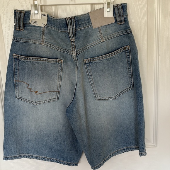 We The Free Light Blue Jean Shorts;size 24;NEW - Picture 7 of 12